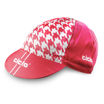 CICLO CAP單車小帽 - THOUSAND BIRD千鳥紋(NO.125) - PINK粉紅