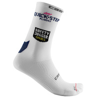 CASTELLI ROSSO CORSA PRO 15 SOCK QUICK-STEP ALPHA VINYL 快步車隊